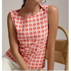 Anthropologie Maeve Tank Top in Pink and Red